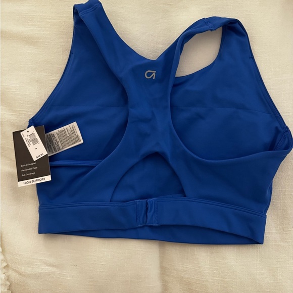 GapFit Women's Blue Sports Bra - Picture 2 of 2